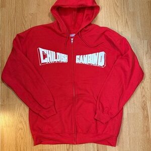 NWOT Official Childish Gambino Red Tour Hoodie
